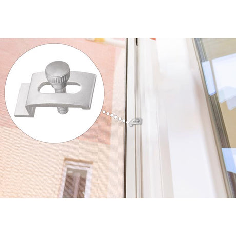 Ace Silver Aluminum Screen Clips 8 pc