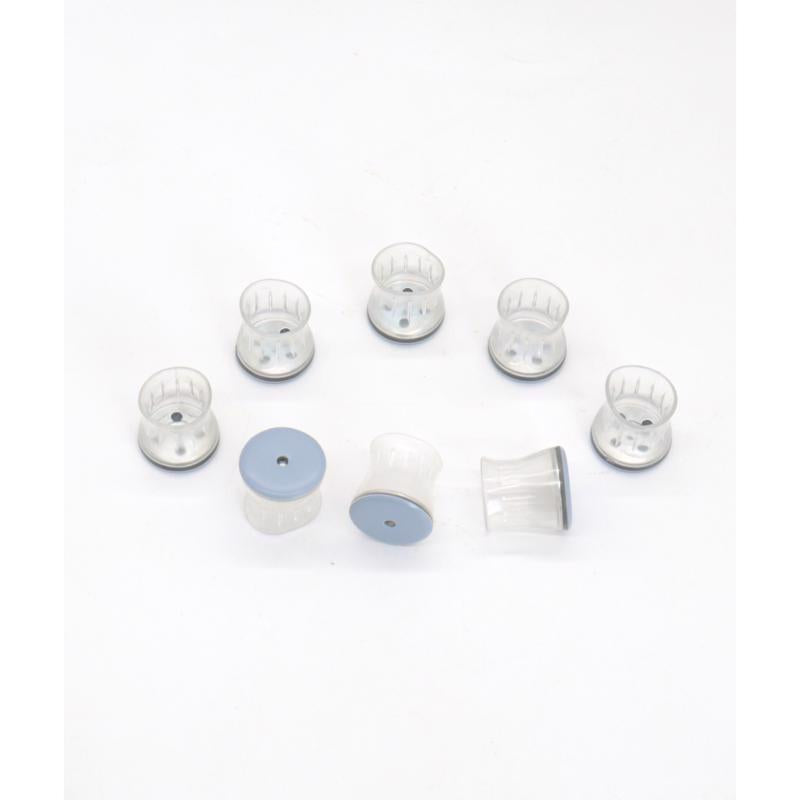 Ace Gray Push-On Plastic Chair Glide 8 pk