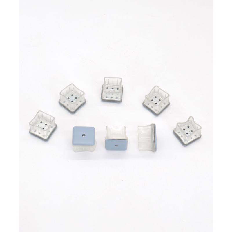 Ace Gray 1/2 in. Push-On Plastic Chair Glide 8 pk