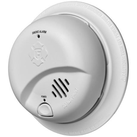 First Alert Hard-Wired w/Battery Back-up Ionization Smoke Detector 1 pk