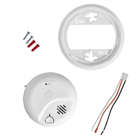 First Alert 10 Year Back Up Hard-Wired w/Battery Back-Up Ionization Smoke and Carbon Monoxide Detect