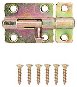 ProSource 20484CZB-PS Barrel Bolt, 0.31 Dia in Bolt Head, 2-1/2 in L Bolt, Steel, Satin Brass
