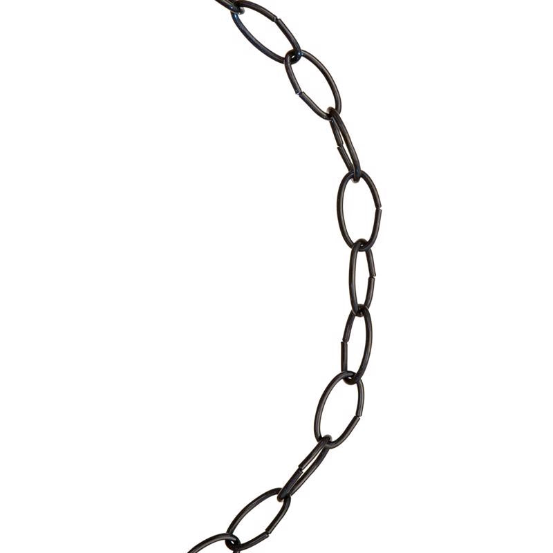 Koch Industries #10 Zinc Plated Black Steel Decorative Chain 0.175 in. D 122 in.