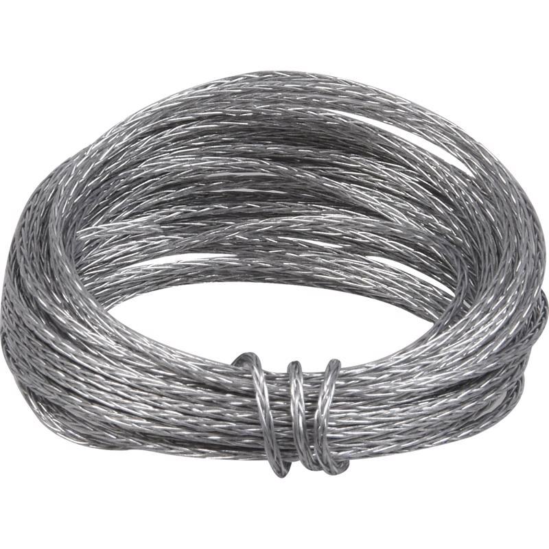 HILLMAN AnchorWire Steel-Plated Conventional Picture Hanging Set 5 lb 5 pk, Pack of 10