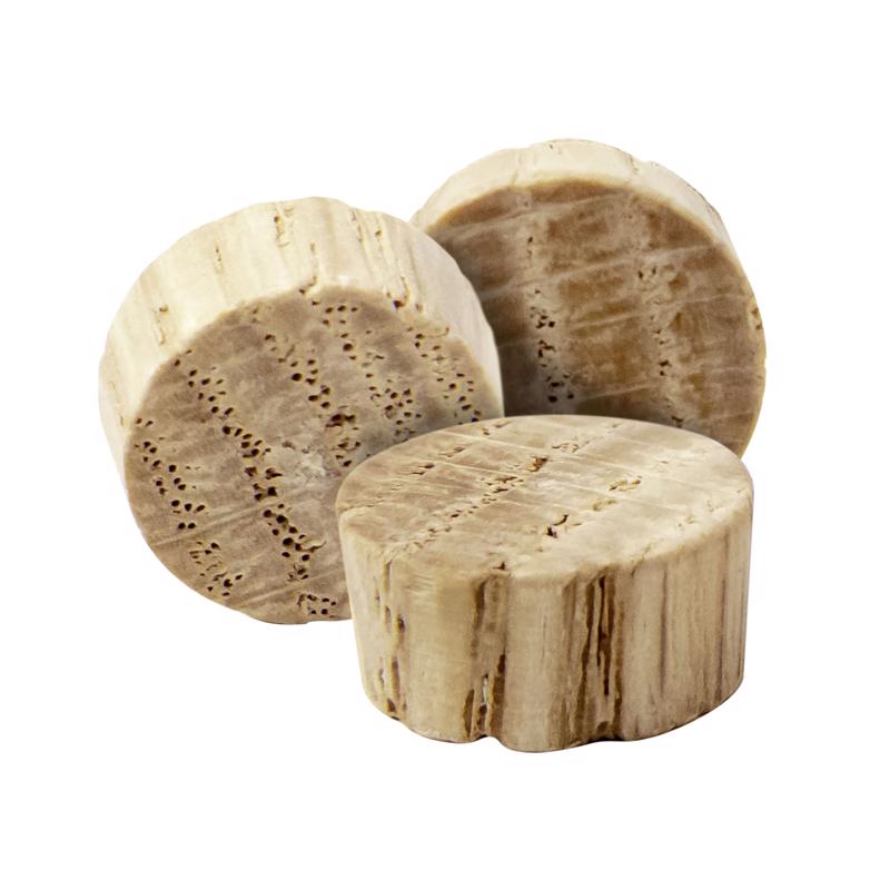 Richelieu Flat Oak Head Plug 3/8 in. D X .38 in. L 25 pk Natural, Pack of 5