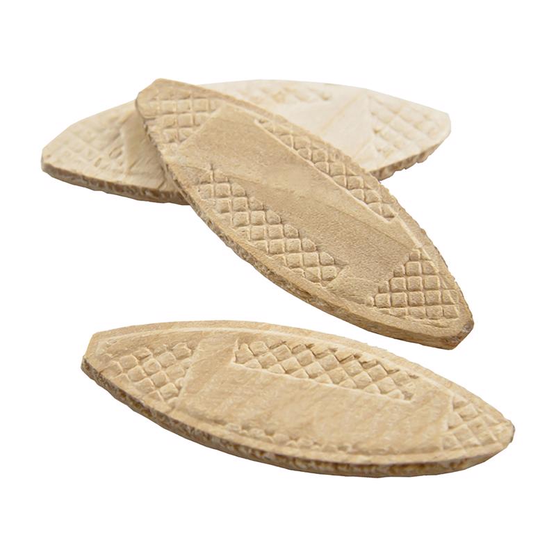 Richelieu Fluted Wood Plate Joining Biscuits .88 in. D X 2.25 in. L 100 pk Natural, Pack of 5