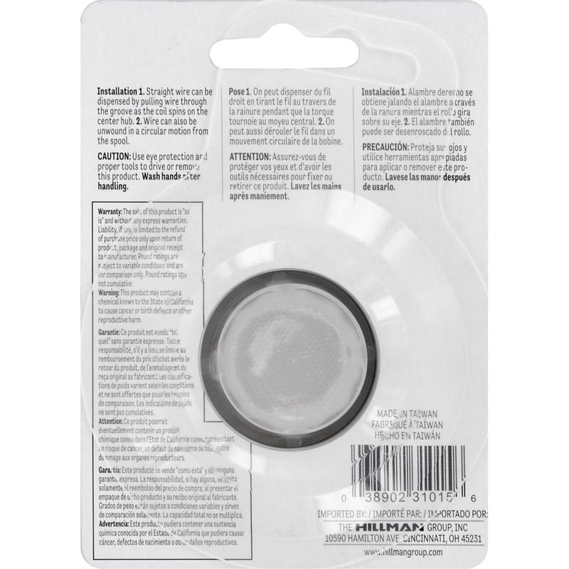 HILLMAN 100 ft. L Steel 24 Ga. Floral Wire, Pack of 10