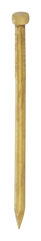 HILLMAN 16 Ga. X 1-1/4 in. L Brass Brad Nails 1 pk 2 oz, Pack of 6