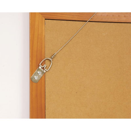 HILLMAN Silver Large D-Ring Hanger 4 pk, Pack of 10