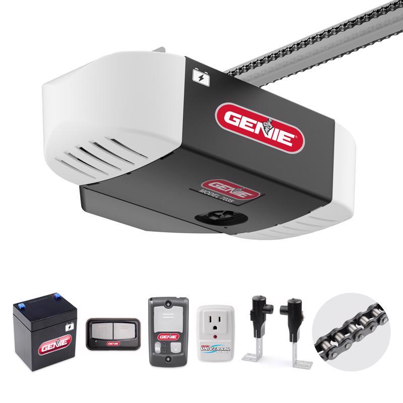 Genie 3/4 HP Chain Drive Garage Door Opener w/Battery Backup