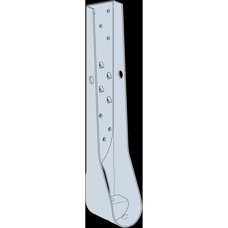 Simpson Strong-Tie 17.31 in. H X 2.95 in. W Galvanized Steel Holdown