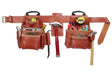 CLC Tool Works Signature Series 21448 Tool Belt, 29 to 46 in Waist, Leather, Tan, 15-Pocket