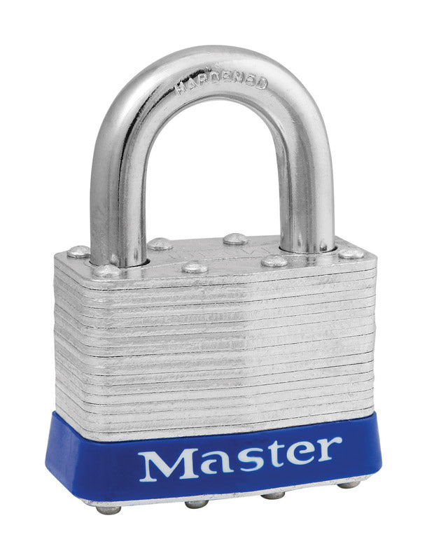 Master Lock 1-1/2 in. H X 2 in. W Steel 4-Pin Cylinder Exterior Padlock