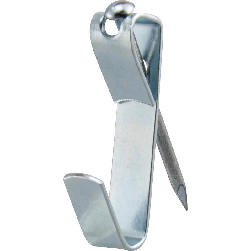 HILLMAN Zinc Silver Conventional Picture Hanger 20 lb 8 pk, Pack of 10