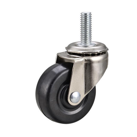 Ace 2 in. D Swivel Soft Rubber Caster 80 lb 2 pk