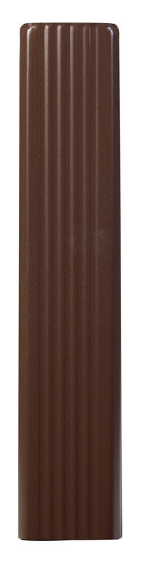 Amerimax 3 in. H X 2 in. W X 15 in. L Brown Aluminum K Downspout Extension