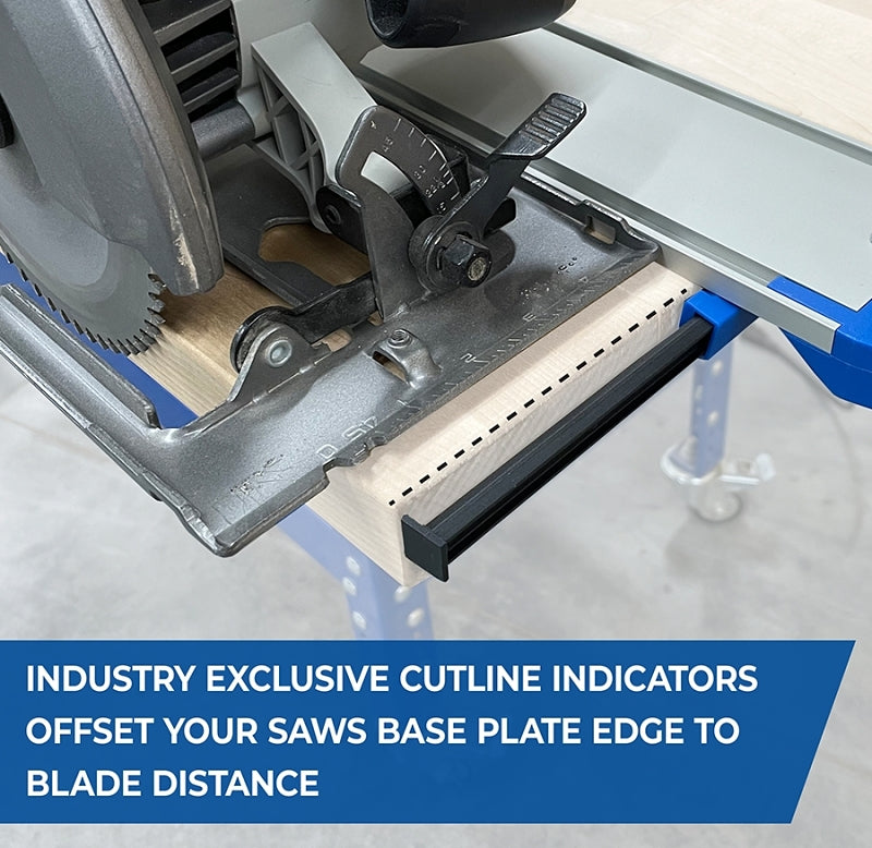 Kreg KMA4500 Series Straight Edge Guide, Specifications: 4 ft Cutting Capacity, Aluminum