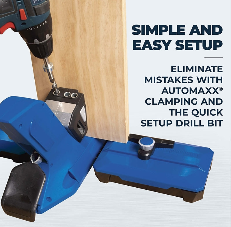 Kreg KPHJ720PRO Series Pocket Hole Jig, 1/2 to 1-1/2 in Clamping, Includes: (160) Kreg Pocket-Hole Screws Includes