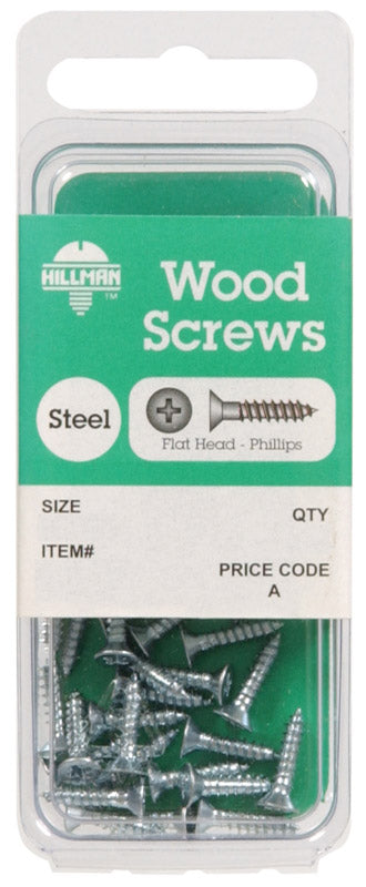 HILLMAN No. 14 X 2 in. L Phillips Zinc-Plated Coarse Wood Screws 3 pk, Pack of 10