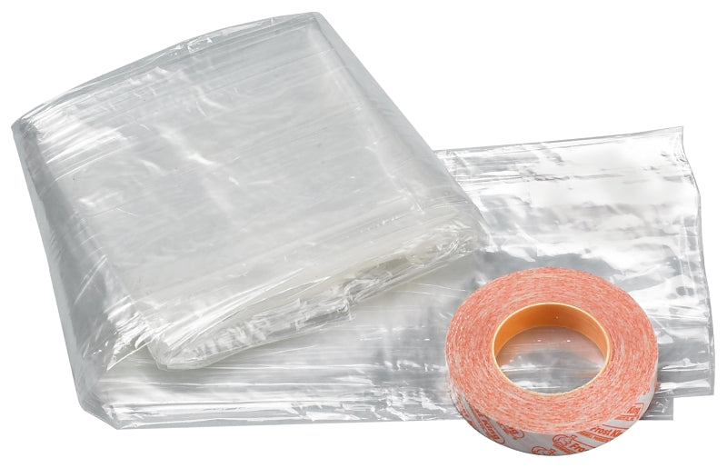 Frost King V73H Indoor Shrink Window Kit, 62 in W, 0.75 mil Thick, 42 in L, Plastic, Crystal Clear