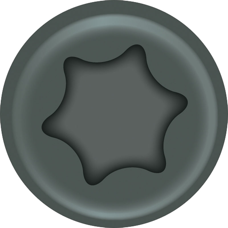 ProFIT 297208 Deck Screw, 4 in L, Coarse Thread, Bugle Head, Combo Drive, Sharp Point, Gray