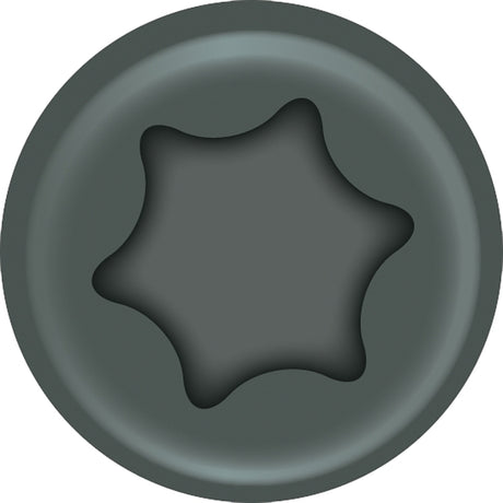 ProFIT 297208 Deck Screw, 4 in L, Coarse Thread, Bugle Head, Combo Drive, Sharp Point, Gray