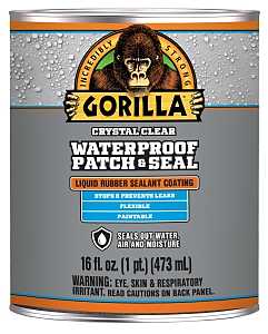 Gorilla 105367 Rubberized Spray Coating, Waterproof, Clear, 16 oz, Pack of 6