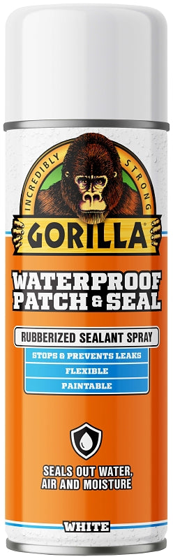 Gorilla 104054 Rubberized Spray Coating, White, 14 oz Can, Pack of 6