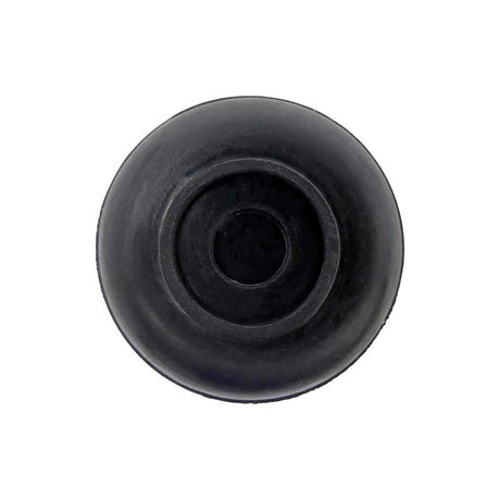 Ace Rubber Leg Tip Black Round 1 in. W 4 pk