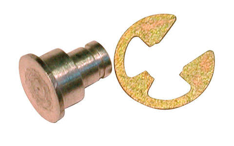 Barton Kramer Mill Aluminum Rivet and E Ring 0.18 in. L X 0.18 in. H 3 pk