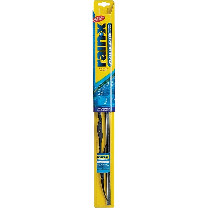 Rain-X Weatherbeater RX30216 Wiper Blade, 16 in, Spine Blade, Rubber/Stainless Steel