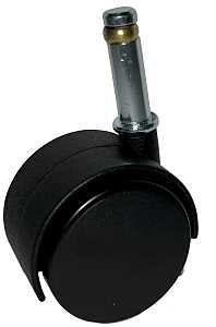 Dh Casters C-T20GRBK Swivel Caster, 2 in Dia Wheel, Plastic Wheel, Black, 85 lb