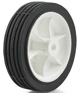 Dh Casters W-PH50100P3 Hub Wheel, Light-Duty, Rubber, For: Lawn Mowers, Garden Carts and Other Portable Equipment's