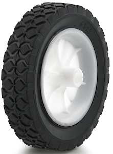 Dh Casters W-PH60112P4 Hub Wheel, Light-Duty, Rubber, For: Lawn Mowers, Garden Carts and Other Portable Equipment's