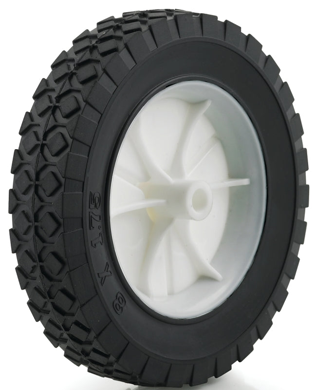 Dh Casters W-PH80134P4 Hub Wheel, Light-Duty, Rubber, For: Lawn Mowers, Garden Carts and Other Portable Equipment's