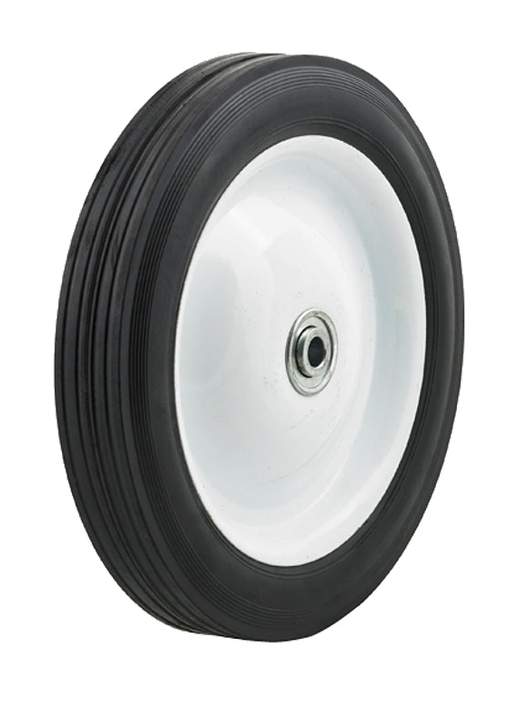 Dh Casters W-MH10134B5W Hub Wheel, Medium-Duty, Rubber