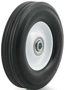 Dh Casters W-MH07112B4W Hub Wheel, Medium-Duty, Rubber