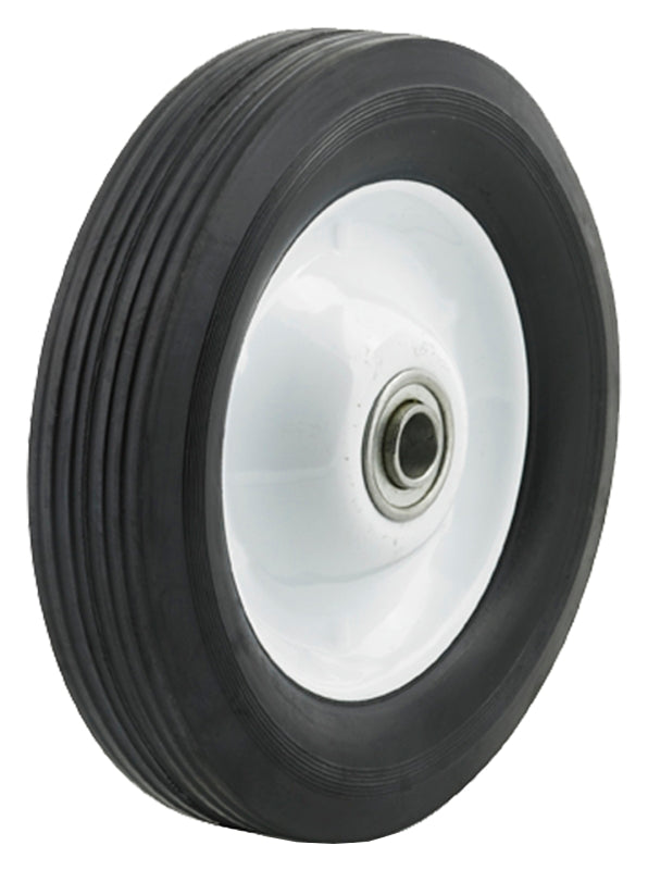 Dh Casters W-MH08134B5W Hub Wheel, Medium-Duty, Rubber