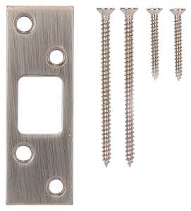 ProSource HSH-002SN-PS Security Strike, Steel, Satin Nickel, 3-5/8 in H, 1-1/4 in W