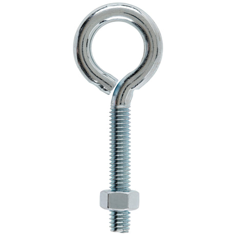 Hampton 5/16 in. X 3-1/4 in. L Zinc-Plated Steel Eyebolt Nut Included, Pack of 10