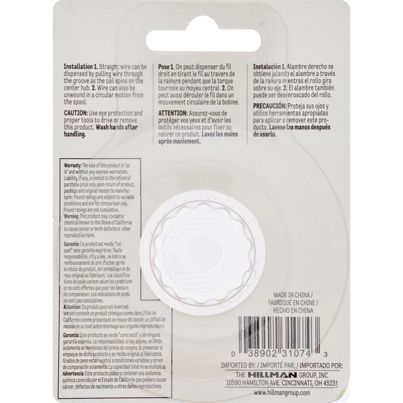 HILLMAN 100 ft. L Copper 24 Ga. Wire, Pack of 10