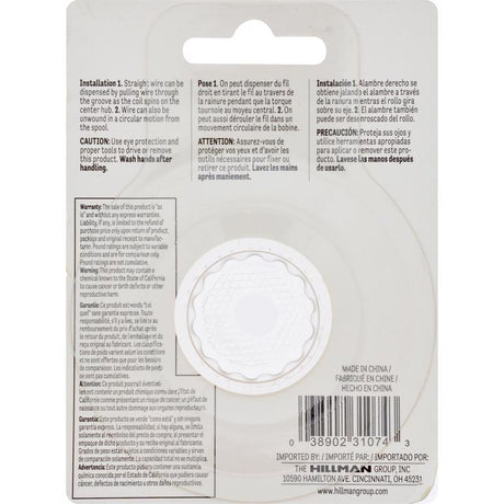 HILLMAN 100 ft. L Copper 24 Ga. Wire, Pack of 10