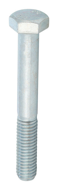 HILLMAN M8-1.25 mm D X 60 mm L Heat Treated Steel Hex Head Cap Screw 50 pk