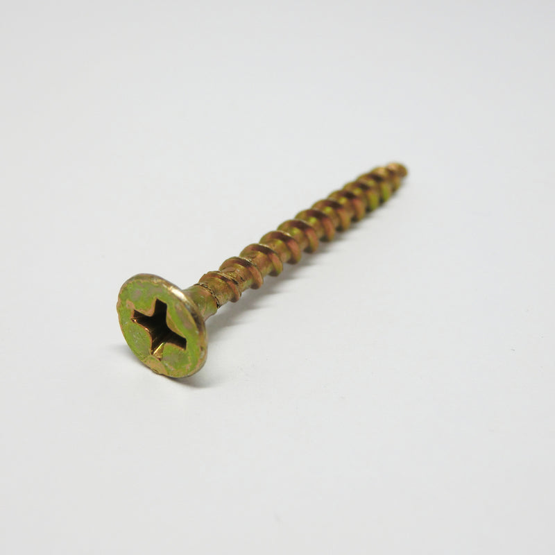 Ace No. 6 X 1-5/8 in. L Phillips Yellow Zinc Coarse Cabinet Screws 220 pk