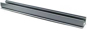 NDS 400 Channel Drain, 4 ft L, PVC, Gray