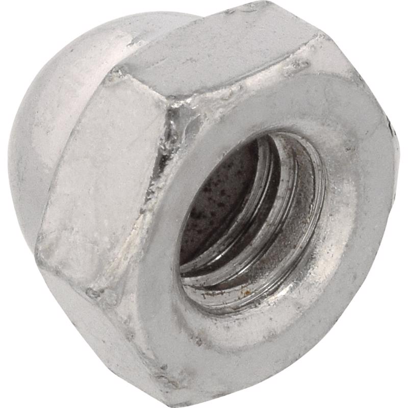HILLMAN 10-24 in. Nickel Steel USS Acorn Nut 100 pk