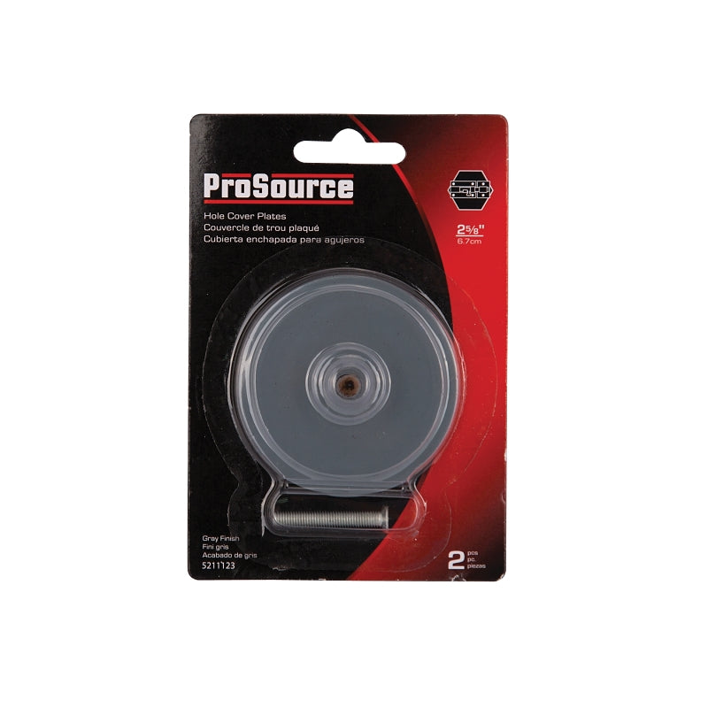 ProSource HSH-022-PS Hole Cover Plate, Steel, Power Coated, For: 1-3/8 to 2 Thick Doors in