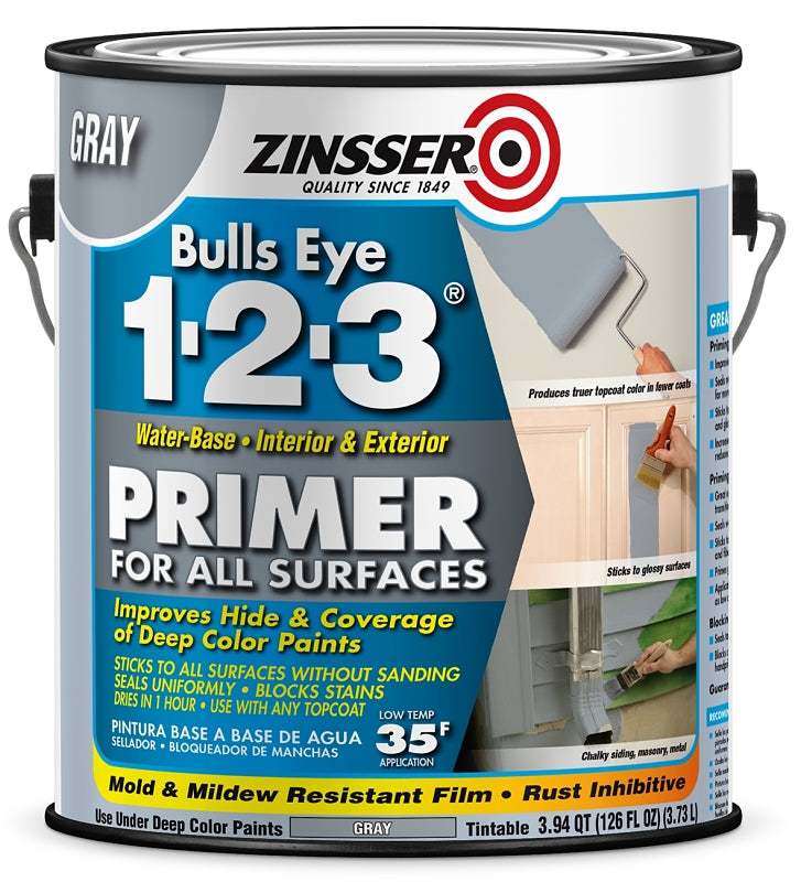 Zinsser 285085 All-Purpose Primer, Gray, 1 gal, Pack of 2