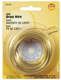 HILLMAN 25 ft. L Brass 16 Ga. Wire, Pack of 10