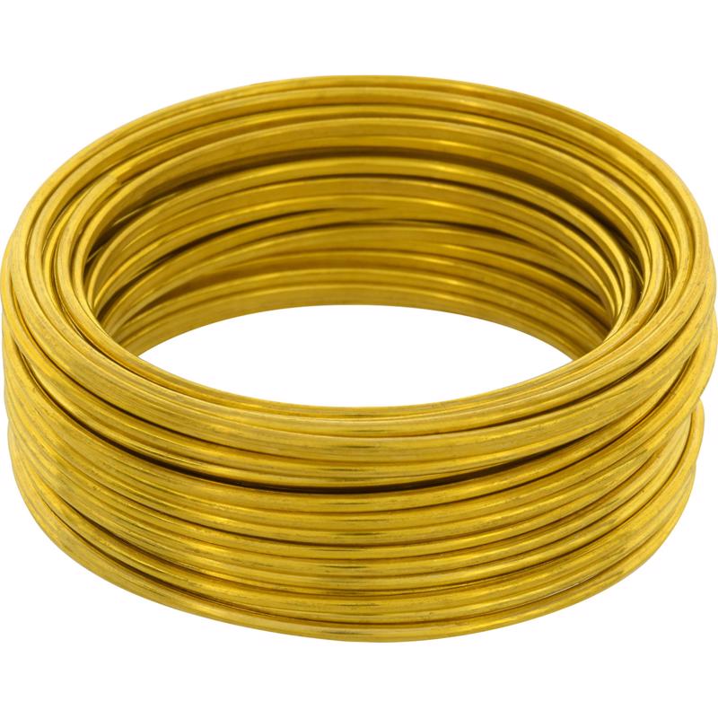 HILLMAN 25 ft. L Brass 16 Ga. Wire, Pack of 10